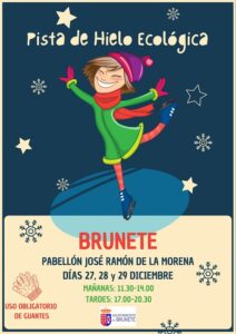 Cartel de la pista de hielo