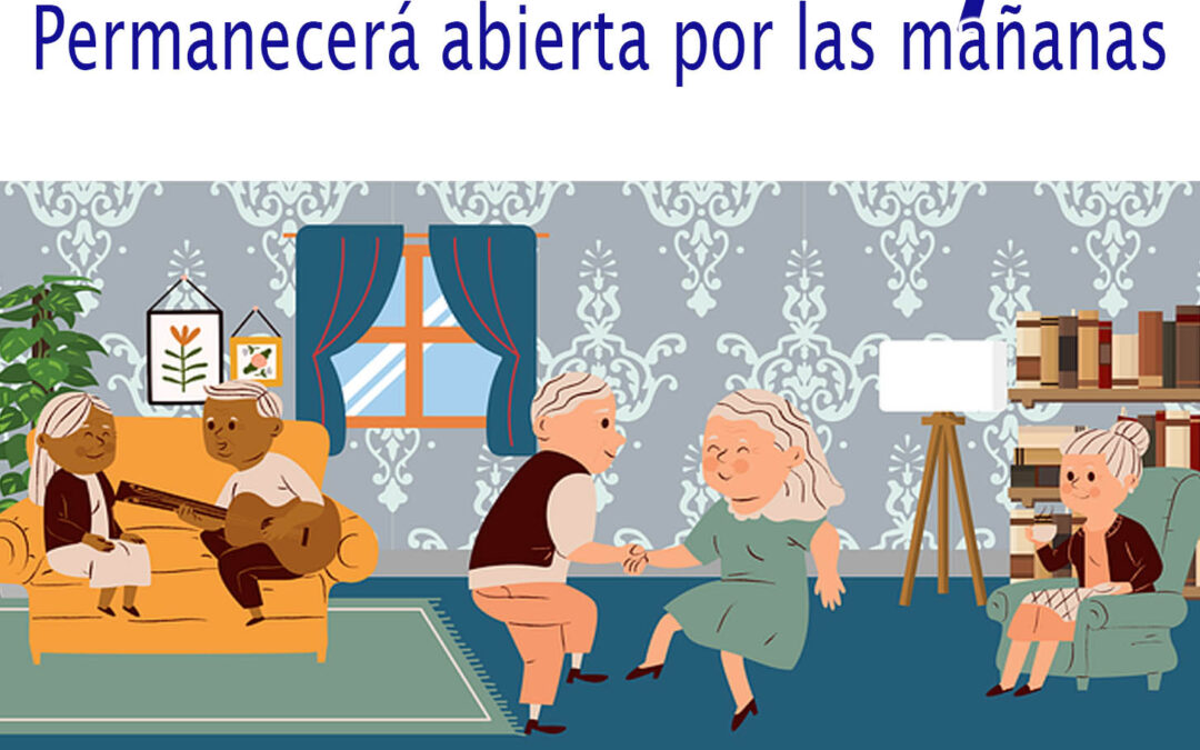 La Casa del Mayor abre por las mañanas