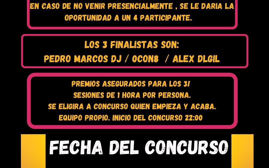 Concurso de DJs