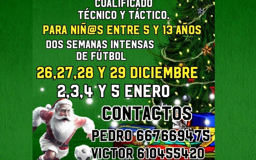 Campus de tecnificación en navidad