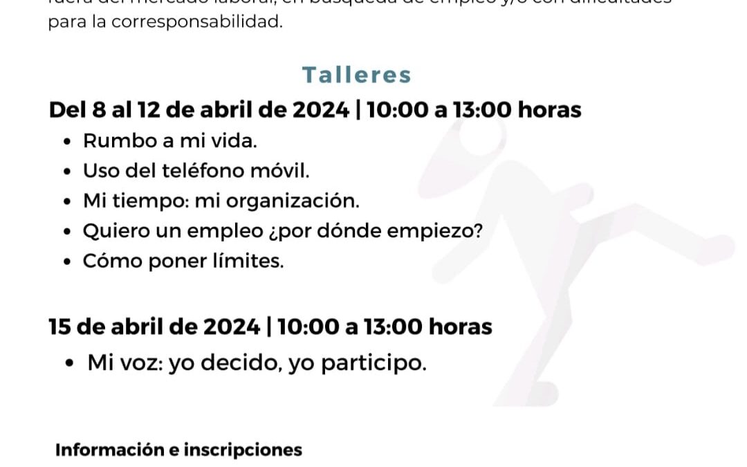 Talleres para mujeres cuidadoras