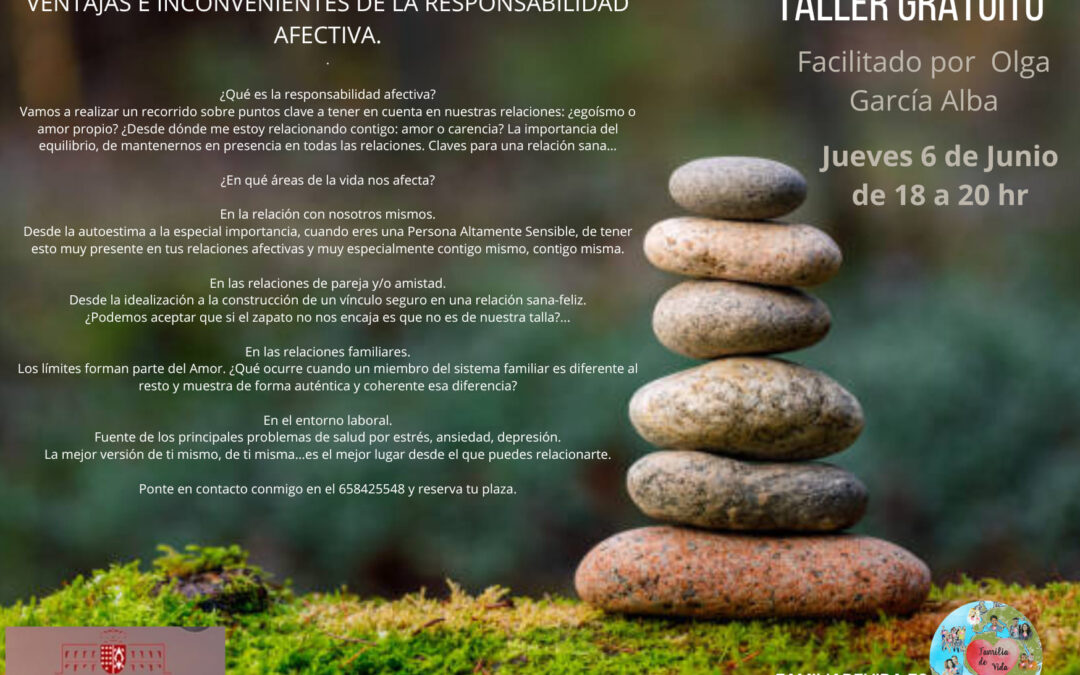Taller gratuito de responsabilidad afectiva