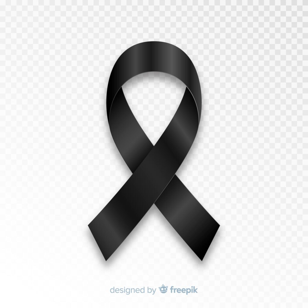 Crespón negro
