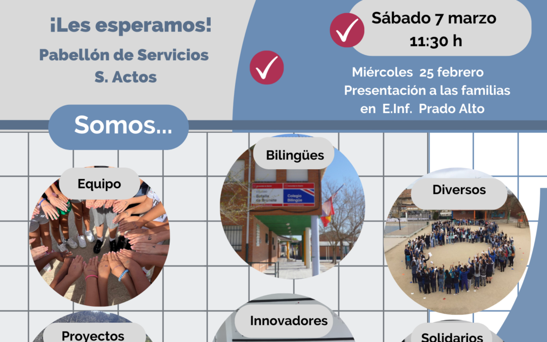 Jornadas de puertas abiertas en el CEIP Batalla de Brunete