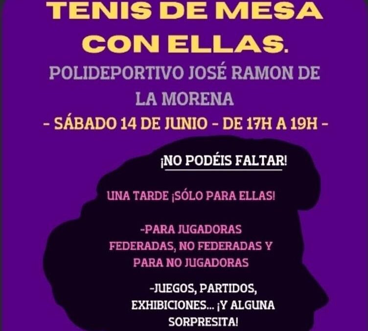 Tenis de mesa con ellas