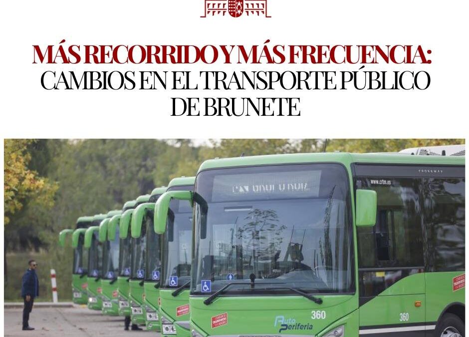 Cambios en el transporte urbano