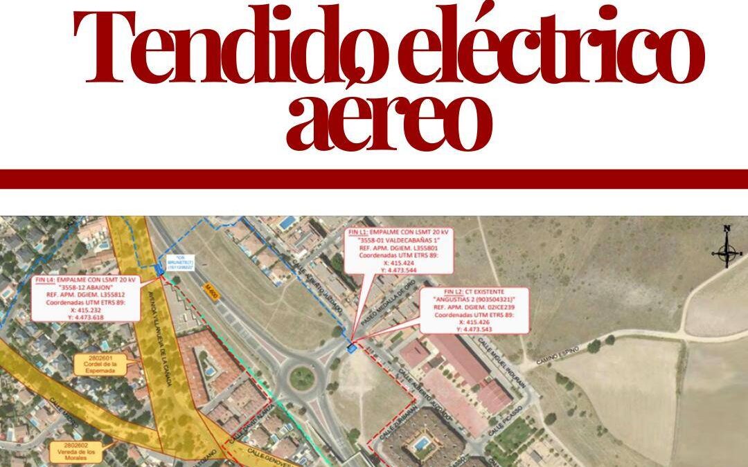 Soterramiento del tendido eléctrico