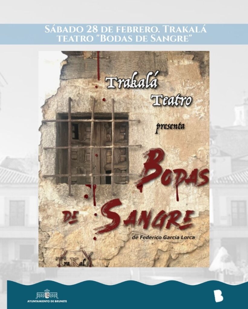 Ventana del cartel de Bodas de SAngre