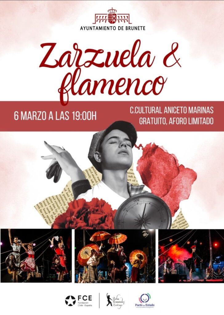 Cartel de ZArcuela con una cantante