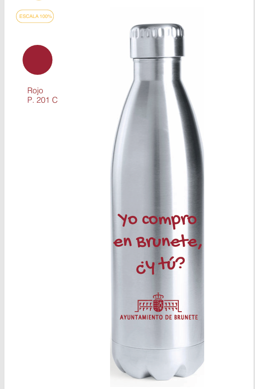 Botella de acero inoxidable