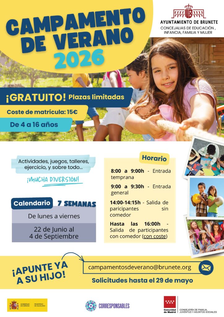 Cartel del campamento