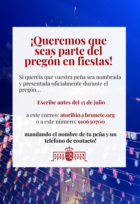 Cartel con texto explicativo