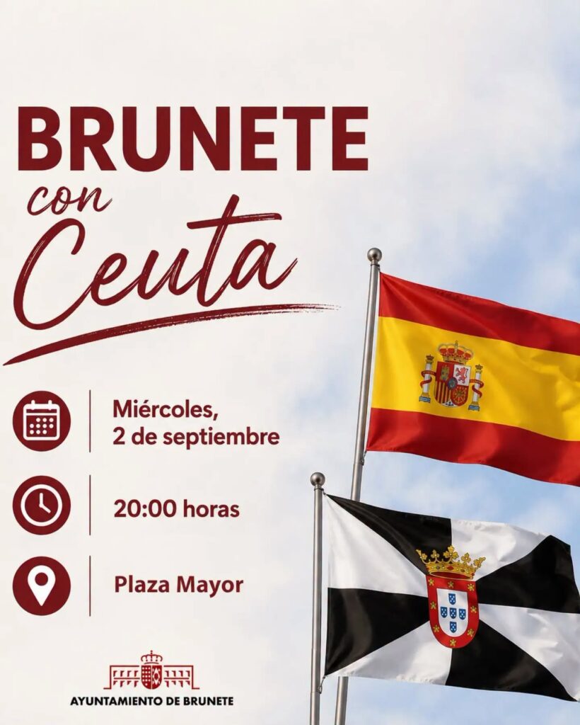 Cartel con la bandera española