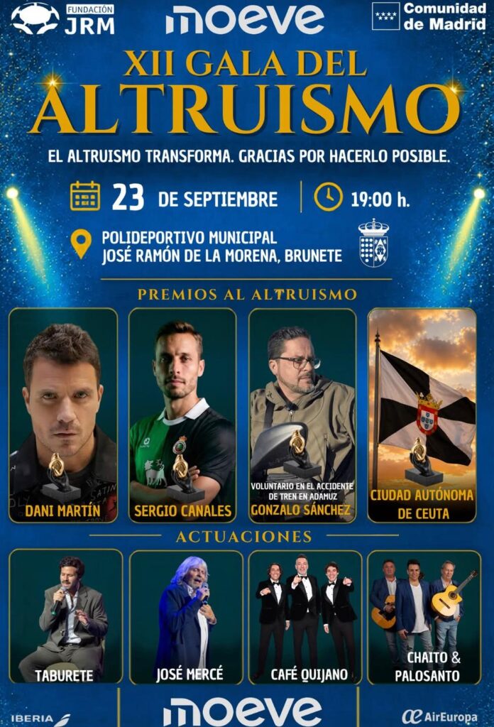 Cartel con los múisico que participan